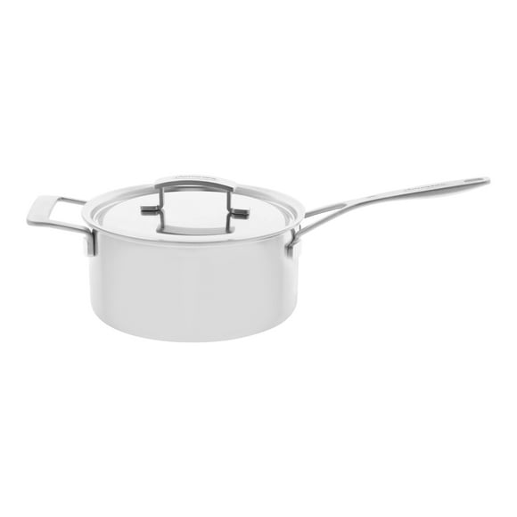 DEMEYERE Industry 5 4 L 18/10 Stainless Steel Round Sauce Pan With Lid, Silver