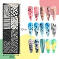 thumbnail image 5 of Jiaroswwei Nail Stamping Plates Exquisite Manicure Nail Art Making Stainless Steel DIY Template Nail Tool for Lady, 5 of 8