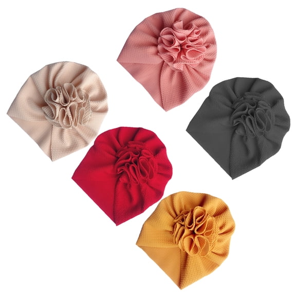 DEEPCRAFF 5-Pack Women's Cozy Chunky Cable Knit Hats, Mixed Colors, Warm Fall and Winter Beanies