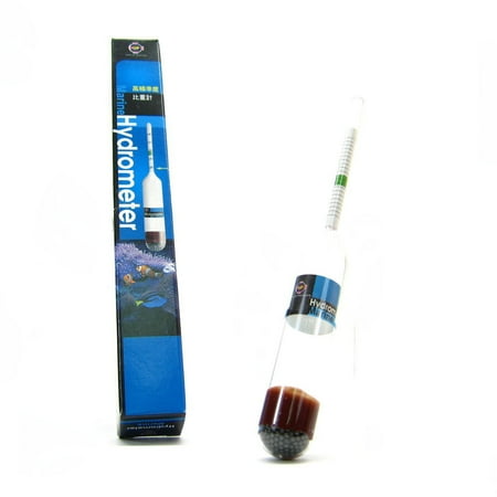 UP Glass saltwater Hydrometer - reef Soft Coral salinity marine fish shrimp