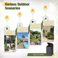 thumbnail image 7 of Librala  Lane 33 Gallon Outdoor Trash Can, Hideaway Garbage Bins with Tiered Lid, Waterproof Resin Outside Waste Bins for Patio, Outside Pool, Backyard and Deck (1, Gray), 7 of 7