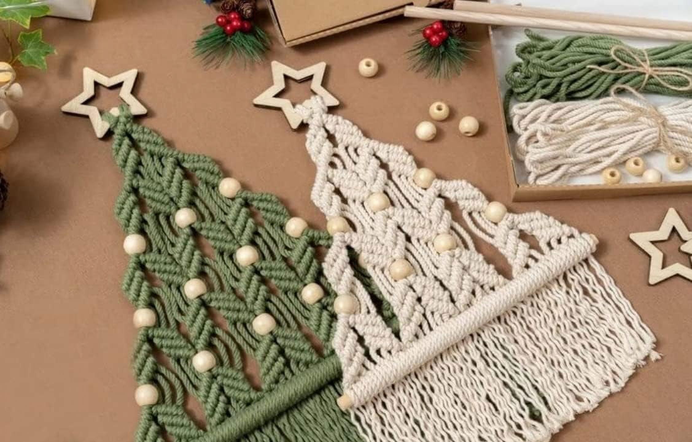 Kit De Crochet Gnome D'arbre De Noël DIY - Taille Finie 15 Cm - Avec Fil, Crochet, Perles, Instructions | Activité Créative, Cadeau, Loisir éducatif Pour Adultes Et Ados - 12