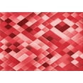 thumbnail image 1 of Ahgly Company Machine Washable Indoor Rectangle Transitional Pastel Red Pink Area Rugs, 2' x 5', 1 of 7