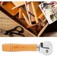 thumbnail image 5 of Tools Leather Pressure Roller Leather Glue Edges for Tools Sewing Hand Pressure Roller for Edge Gluing and for Welding Tool Installation Tool-, 5 of 5