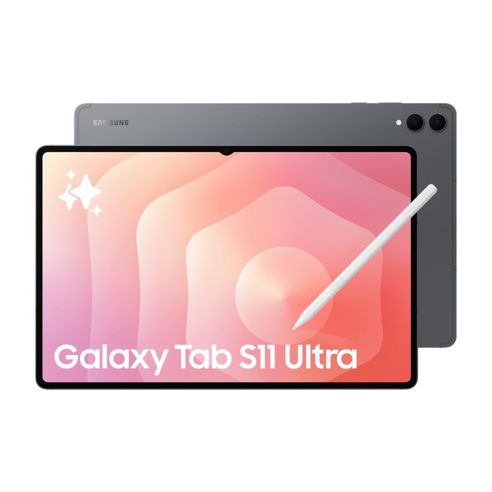 Samsung Galaxy Tab S11 Ultra (2025) with Galaxy AI & S Pen included | 256GB +12GB RAM β Brand New | 14.6" Dynamic AMOLED 2X 120Hz Display | Unlocked International Version Wi-Fi Tablet - Grey