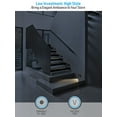 thumbnail image 6 of 6 Pack LED Horizontal 5CCT Step Lights, Replaceable Magnetic Faceplat Indoor Stair Light, Dimmable, Black, 6 of 8