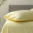 thumbnail image 5 of Pavish Export Linen Duvet Cover In Yellow Pastel Washed Comforter Bedding Donna Quilt Cover Set 2 Pillow Sham Xl, 5 of 5