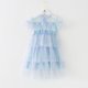 thumbnail image 1 of Verano bebé niñas princesa vestido Hada estrella lentejuelas aire malla vestido tul tutú falda para niños niña cumpleaños fiesta Casual ropa 150 (8-9T) Gao Jinjia LED, 1 of 2