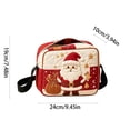 thumbnail image 3 of Antqov Christmas Purse for Women, Lightweight Christmas Patterns Crossbody Bag Small Holiday Crossbody Purse for Party Holiday Travel Decor Gifts, 3 of 7