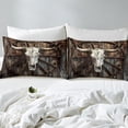 thumbnail image 4 of Juego de Cama Calavera Esqueleto Animal, Funda Nórdica Vintage Granja, 4 of 6