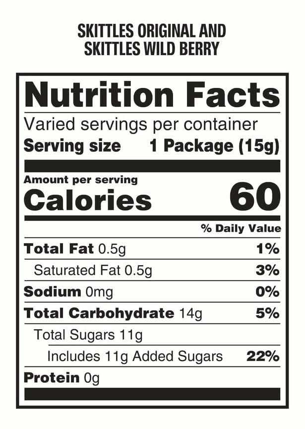 Skittles Wild Berry Flavor Candy Coated Fruit Chew Fun Size 1.5 Lbs Individually Wrapped Bulk Party Assortment 25+ Bite Size Mini Packs In Resealable Bag (24 Oz)