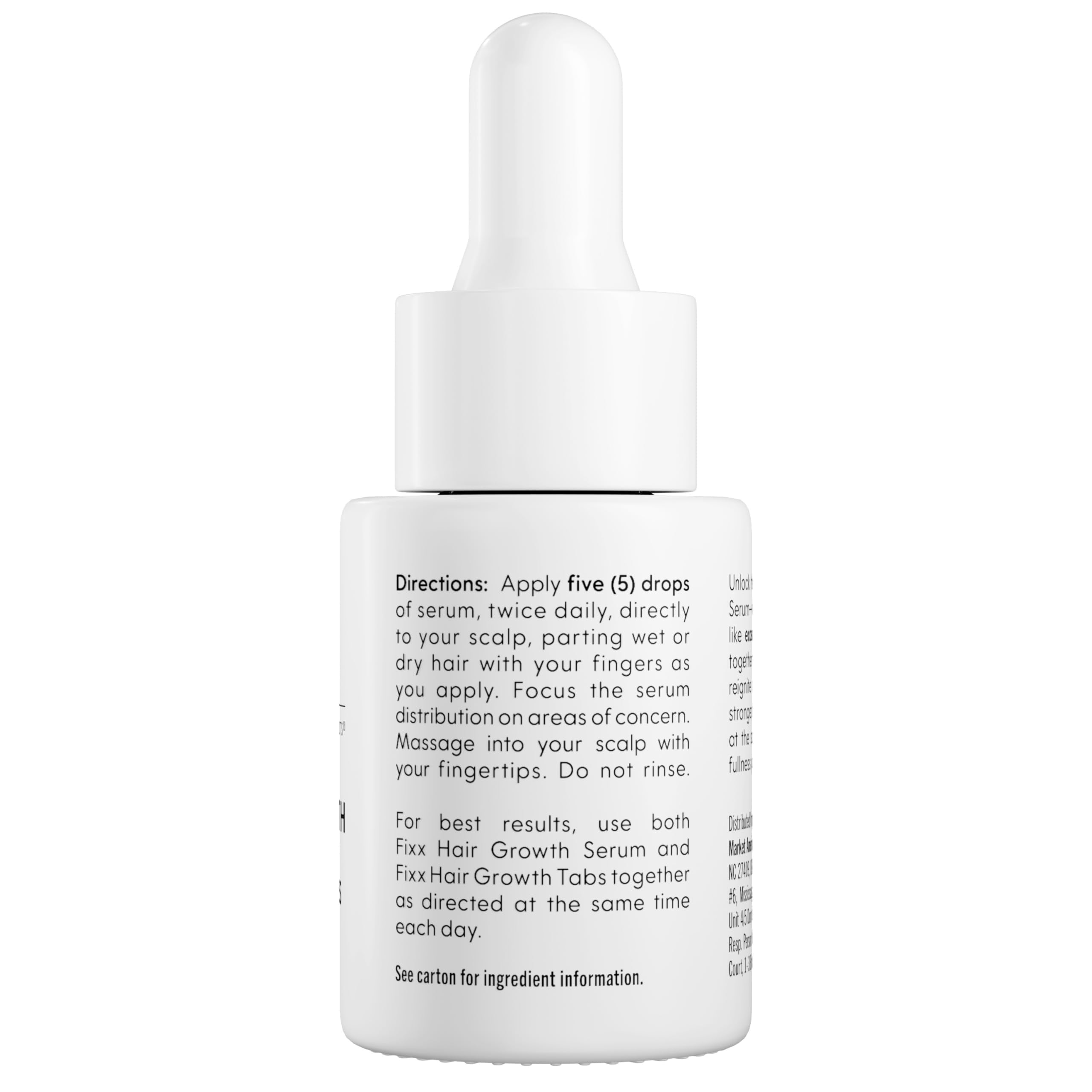 Fixx Hair Growth Serum – Exosome-Infused Scalp Treatment with Caffeine, Banana Flower, Bergamot & Probiotics – Supports Thicker, Fuller Hair – 60ml – For Men & Women