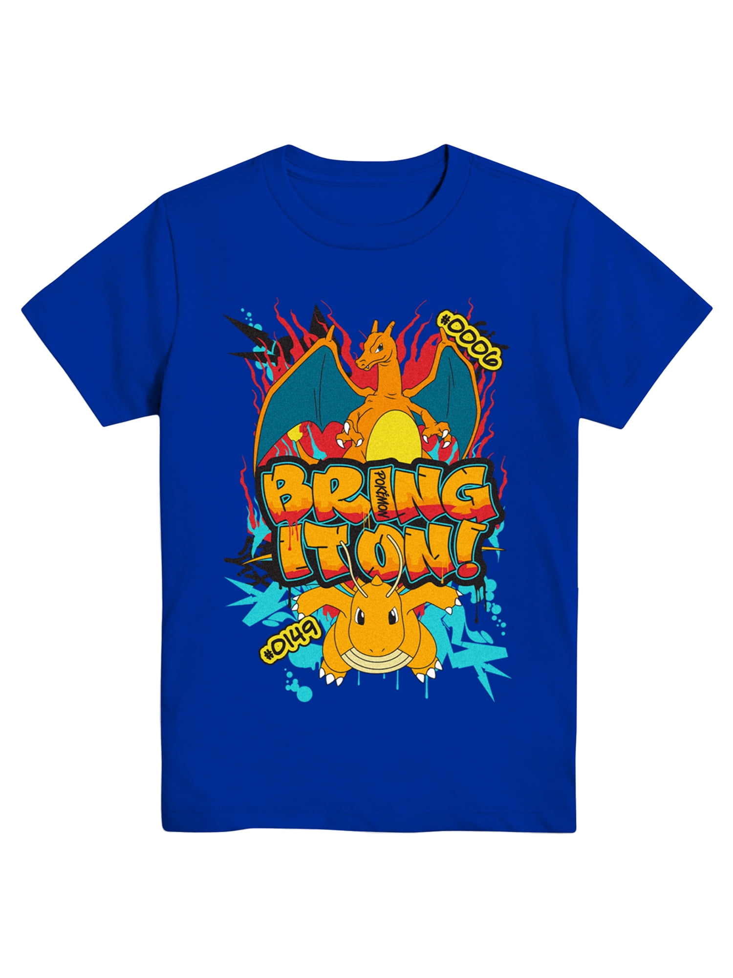 Pokémon, Boys' & Big Boys' Graphic T-Shirt, Bring it on, Sizes XS-XXL