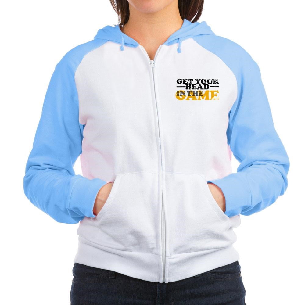 CafePress - Get Your Head In The Game Sweatshirt - Women's Raglan Hoodie -  Walmart.com
