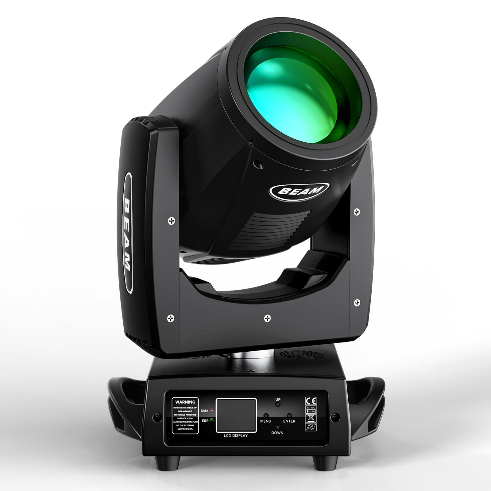 4pcs 7R 230W Beam Stage Moving Head Light 15 Gobos and 14 Colors DJ Light Rainbow Effect DMX512 Control for Disco Party Club Bar DJ Show Stage Lighting