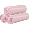thumbnail image 1 of 3 volúmenes de pequeñas bolsas de basura 60 duraderas 4 galones bolsas de basura pequeñas Oficina de la familia cocina baño dormitorio basura dentro de la bolsa de basura (rosa), 1 of 6