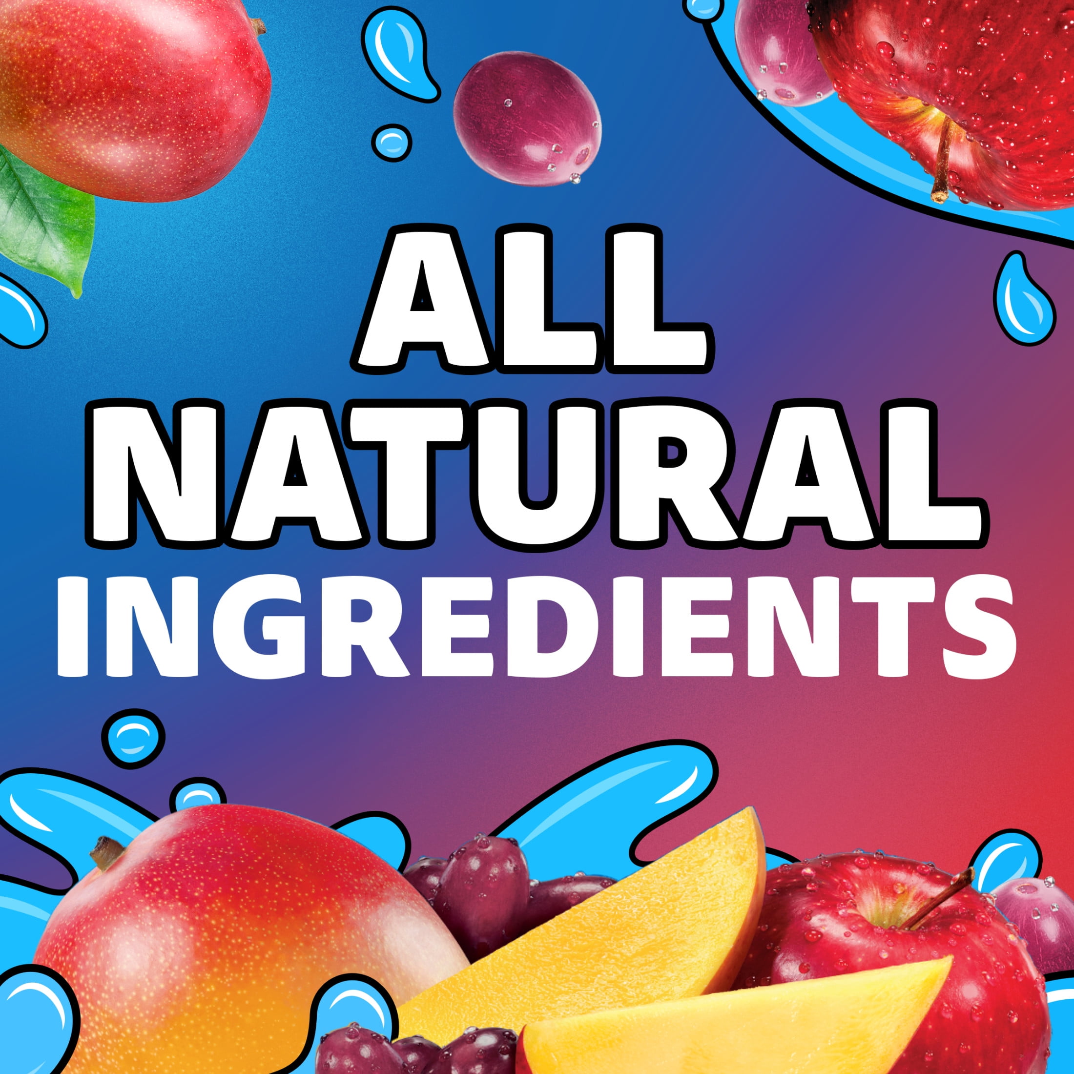 Capri Sun Summer Blast Passion Fruit Mango flavored Juice Drink Blend, from concentrate with other natural flavor, 10 Count Box, 6 fl oz Pouches