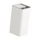 thumbnail image 2 of Escurridor de cubiertos, organizador de almacenamiento para la puerta de la cocina, caja para cubiertos de encimera, blanco, 2 of 9