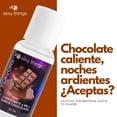 thumbnail image 2 of Sexy Things Lubricante a base de agua con sabor 30ml 4 en 1 Lubricante para Masaje Efecto Calor Íntimo (Chocolate), 2 of 4