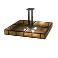 thumbnail image 7 of Meyda Tiffany 194853 Mission Prime 4 Light 43" Wide Semi-Flush Square Ceiling Fixture -, 7 of 7