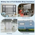 thumbnail image 7 of 23.6IN X 20FT Double Reflective Bubble Foil Insulation Foam, Aluminum Foil Thermal Insulation Radiant Barrier for Window 2 Pack, 7 of 7