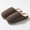 Coffee, variant on Striped Fuzzy Slippers for Women Men Cute Winter House Shoes Anti-Slip Memory Foam Slip on Shoes