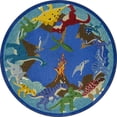 thumbnail image 3 of Joy Carpets Kid Essentials Dino Parade Multi Area Rug, 3 of 3