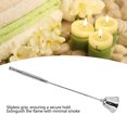 thumbnail image 4 of Stainless Steel Candle Snuffer with Long Handle for Smokeless Wick Positioning, Comfortable Grip, Stainless Steel, Long Handle, 4 of 7