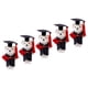 thumbnail image 4 of KAKOWELY 5 piezas de ramos de osos, muñecos, ramo de graduación, oso de dibujos animados, adorables mini osos de peluche, 4 of 5
