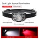 thumbnail image 2 of Bewildely Faro exterior Luces de trabajo Equipo de iluminación Universal Pesca Correr Sensor recargable Luz montada en la cabeza Iluminación y accesorios Bewildely HA074186-00, 2 of 6
