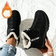 thumbnail image 2 of Bnwani Boots for Women,Winter Boots,Round Toe,Water-Resistant,Non-slip,Warm,Black,40(US:7.5), 2 of 7
