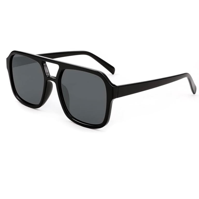 Vintage Aviator Large Oval Sunglasses for Women Men 70s  display picture 2