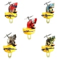 thumbnail image 1 of Motorcycle Handlebar Duck Ornament Small Yellow Duck Helmet Ornament, 1 of 3