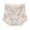 Khaki, variant on Women's Lace Panties Full Coverage Mid High Waist Briefs Tummy Control Lace Panties Breathable No Visible Lines Yellow