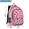 thumbnail image 2 of FORMRS School Backpack 17" Student Travel Bag with Laptop Compartment, Strawberry Bliss, 2 of 7