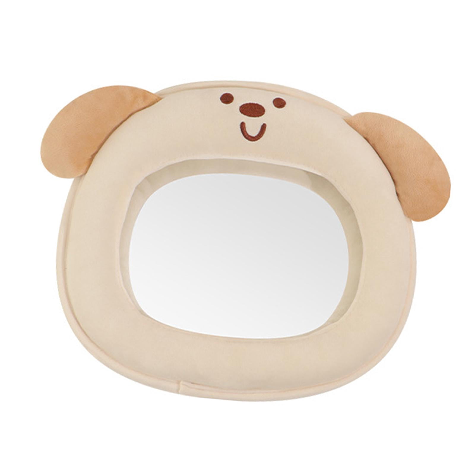 Infant Car Mirror Baby Car Mirror Essentials Premium Rear Facing Clear View Plush Material for Newborns and Parents