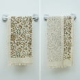 thumbnail image 5 of 100% Premium Cotton Hand Towel with Hand Block Print by Fabdivine – Waffle Weave, 17" x 32", Set of 6, Pushplata, 5 of 5
