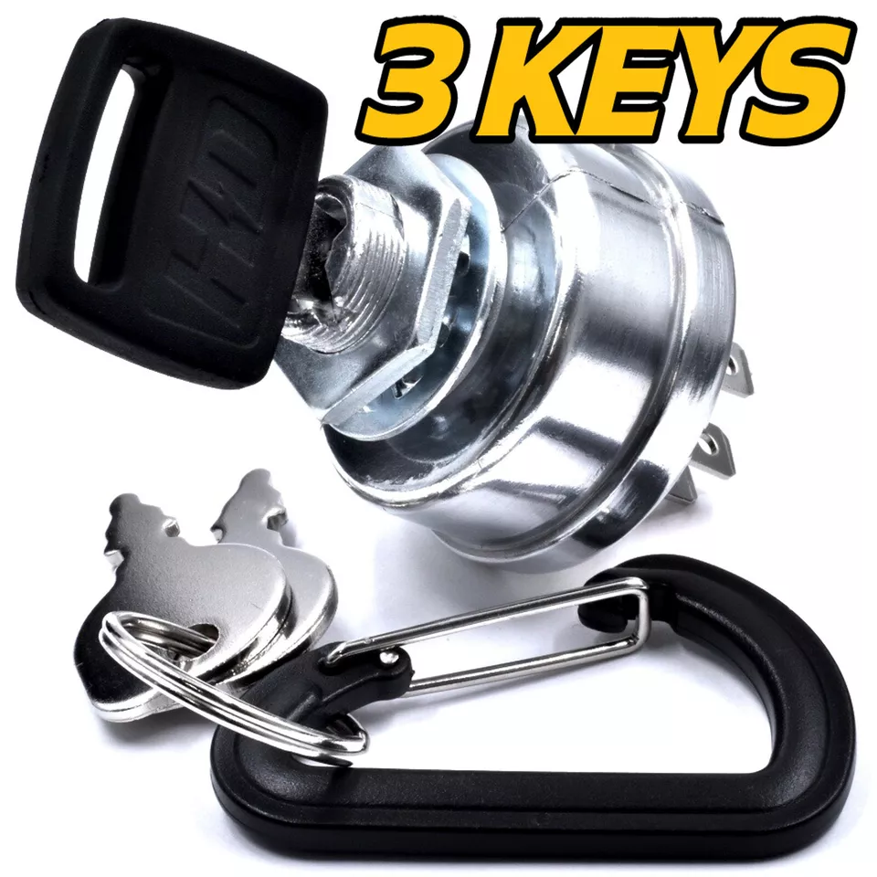 PURELY- Starter Ignition Switch Fits Cub Cadet Mtd White 925-3163 725-3163 W/ 2 Keys
