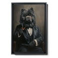 thumbnail image 2 of Hudo Chow Chow Painting Gentleman Style on Canvas, Chow Chow Vintage Costume Style Animals Posters For Home Decorations, Living Room, Bathroom Decor, 2 of 5