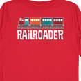 thumbnail image 4 of Inktastic Railroader Train Hobby Boys or Girls Long Sleeve Toddler T-Shirt, 4 of 5