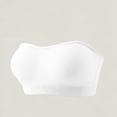 thumbnail image 4 of Wutalume Strapless Bras for Women with Removable Straps - Convertible Multi-Way Bandeau Bra, Strapless Bra for Wedding or Party,White 38, 4 of 7