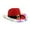 RD2, variant on Santa Cowboy Hat White Edge Edge Western Cowboy Hat for Men Women Great Idea Red