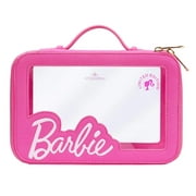 Impressions Vanity Barbie Travel Makeup Case, Waterproof Vinyl Clear Cosmetic Bag Organizer