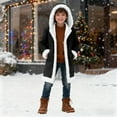 thumbnail image 2 of lnmuld Kids Jacket Winter Festival Cardigan for Kids Cozy Holiday Wear Soft Warm Jacket for Boys and Girls Celebrations and Everyday Outfits Solid Color Size:2-3 Years, 2 of 7