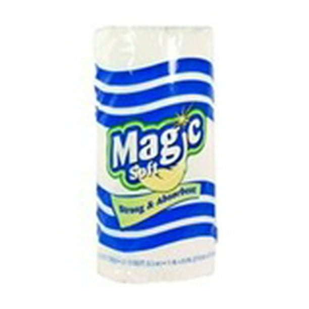 Magic Soft Kitchen Paper Towel White 70 Sheets Sheets Per Unit 8 X 11 30 Count Roll Walmart Com Walmart Com