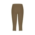 thumbnail image 4 of QUINDOS Womens Leggings Capri High Waist Athletic Compression Cropped Pants, 4 of 6