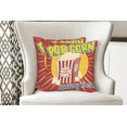 thumbnail image 4 of Ambesonne Retro Throw Pillow Cover 2 Pack, Pop Corn Movie Snack, 16", Multicolor, 4 of 6