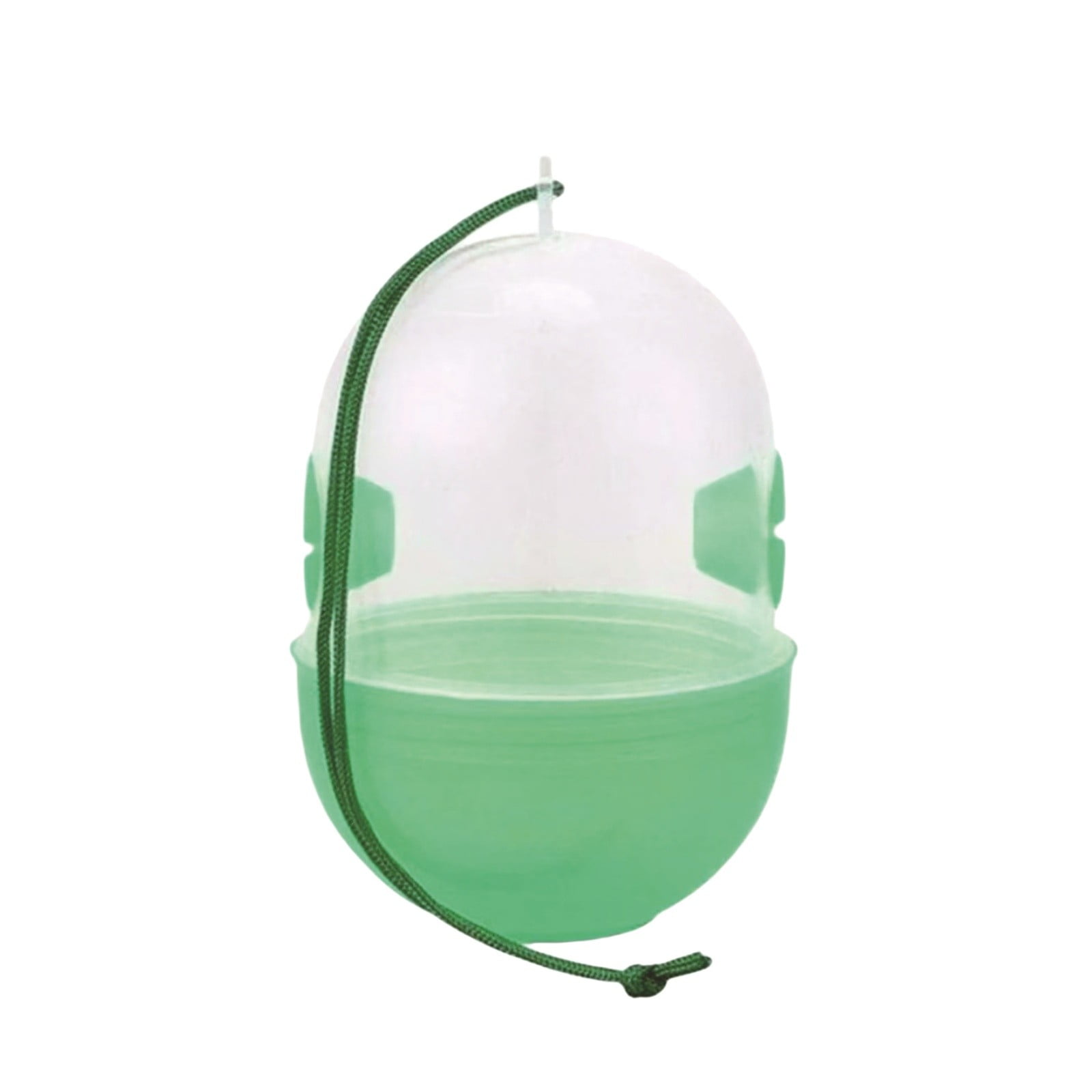Hanging Bee Trap Transparent Hornet Catcher Wall Mounted Wasp Trap For Garden Outdoor Indoor(Green-12Cm)