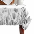 thumbnail image 4 of Gray Eucalyptus Table Cloth Waterproof Tablecloths, Spring Summer Farmhouse Leaves Watercolor Tablecloth Dining Table Cover for Kitchen Party Tabletop Outdoor, Rectangle Tablecloth 60x84 Inch, 4 of 9
