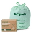 thumbnail image 1 of Bolsas de basura Compostic Home, compostables, 13 galones, 50 unidades, 1 of 8